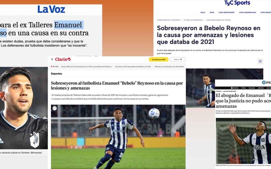 Defensa y Libertad para Emanuel “Bebelo” Reynoso